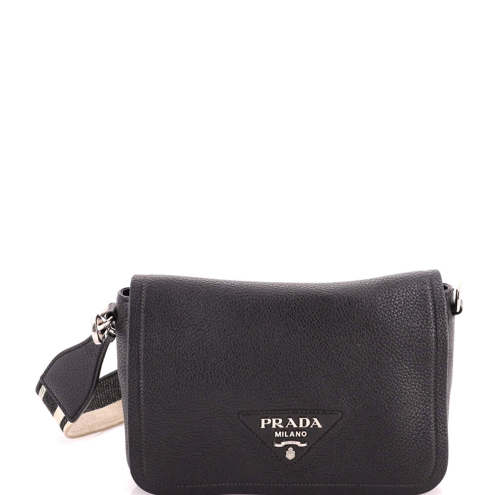 Prada Small Flou Flap Shoulder bag